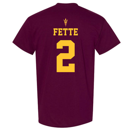 Arizona State - NCAA Football : Jake Fette - Fashion Shersey T-Shirt-1