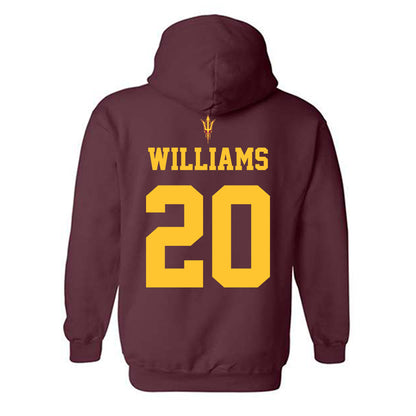 Arizona State - NCAA Football : Maurice Williams - Fashion Shersey Hooded Sweatshirt-1