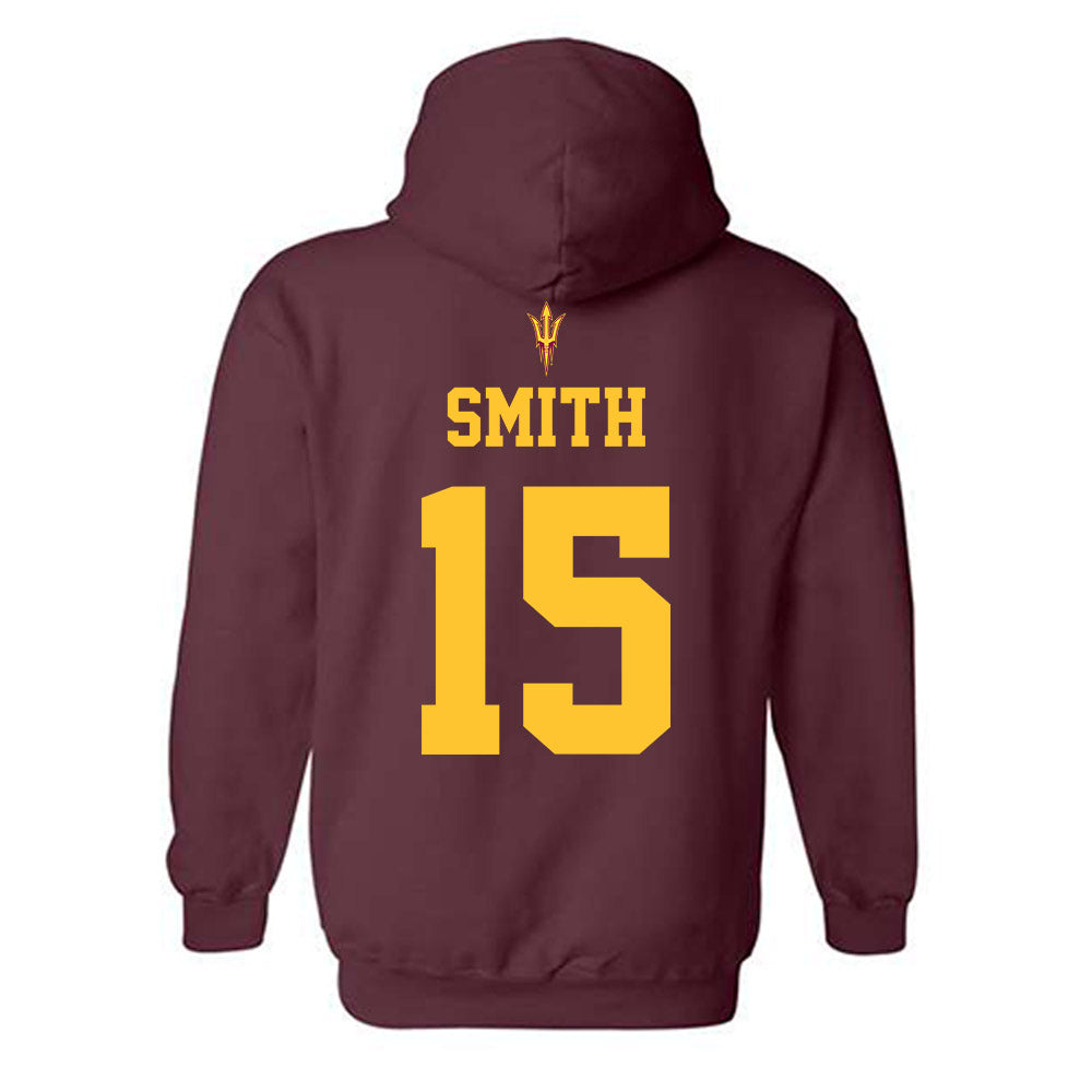 Arizona State - NCAA Football : Joseph Smith - Fashion Shersey Hooded Sweatshirt-1