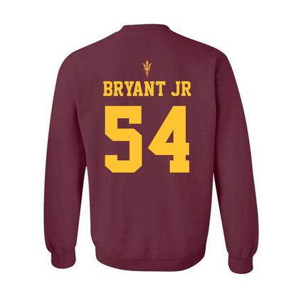 Arizona State - NCAA Football : Desean Bryant Jr - Fashion Shersey Crewneck Sweatshirt-1