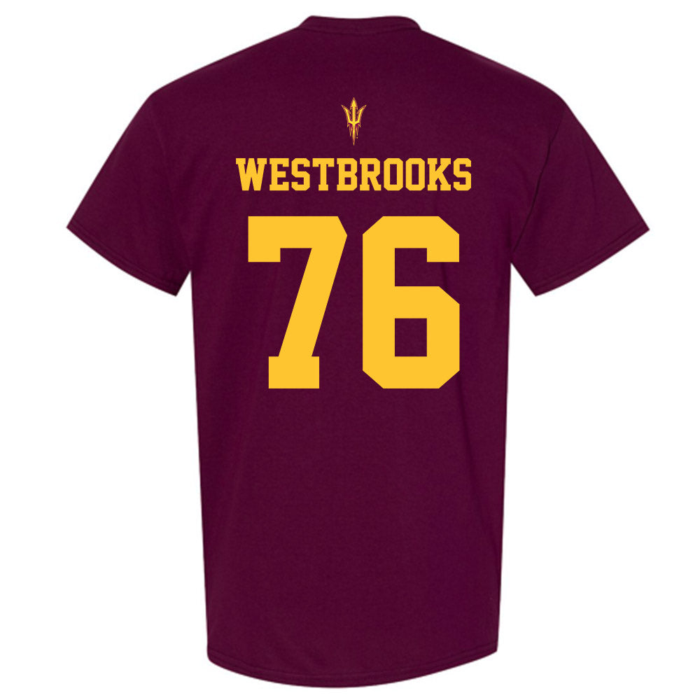 Arizona State - NCAA Football : Champ Westbrooks - Fashion Shersey T-Shirt-1