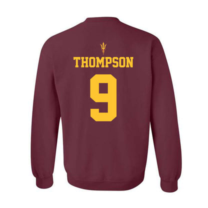 Arizona State - NCAA Football : Jalen Thompson - Activate The Valley Crewneck Sweatshirt-1