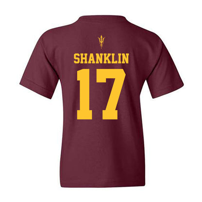 Arizona State - NCAA Football : Joshua Shanklin - Activate The Valley Youth T-Shirt-1