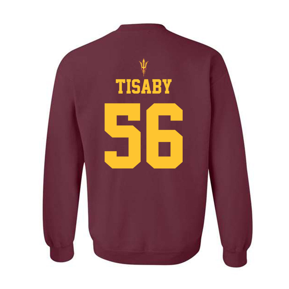 Arizona State - NCAA Football : Cortavious Tisaby - Activate The Valley Crewneck Sweatshirt-1