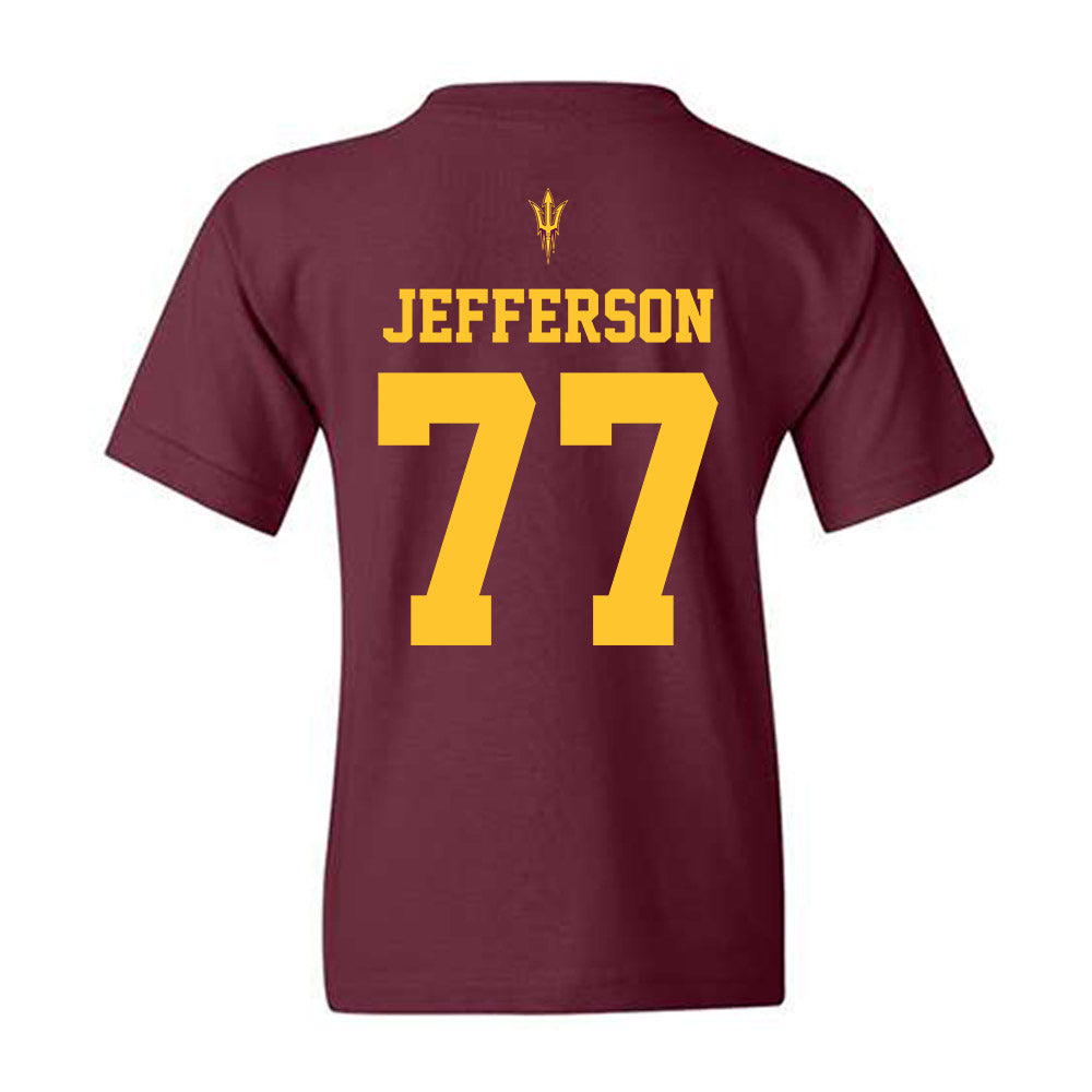 Arizona State - NCAA Football : Matai Jefferson - Activate The Valley Youth T-Shirt-1