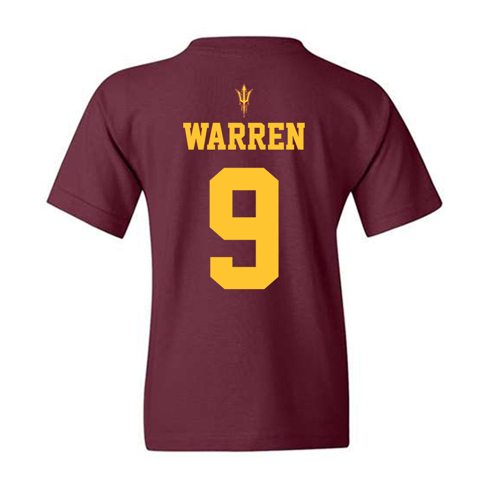 Arizona State - NCAA Football : Montana Warren - Activate The Valley Youth T-Shirt-1