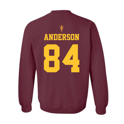 Arizona State - NCAA Football : Landen Anderson - Activate The Valley Crewneck Sweatshirt-1
