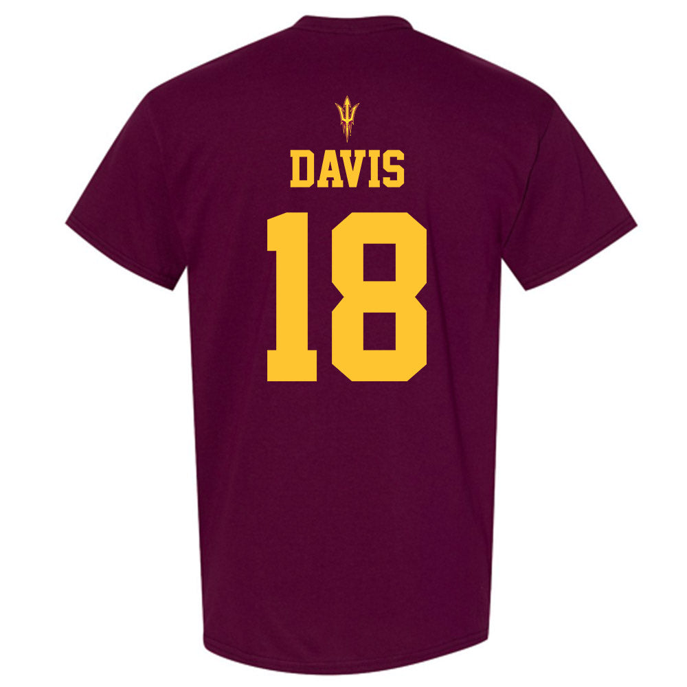 Arizona State - NCAA Football : Ramere Davis - Activate The Valley T-Shirt-1