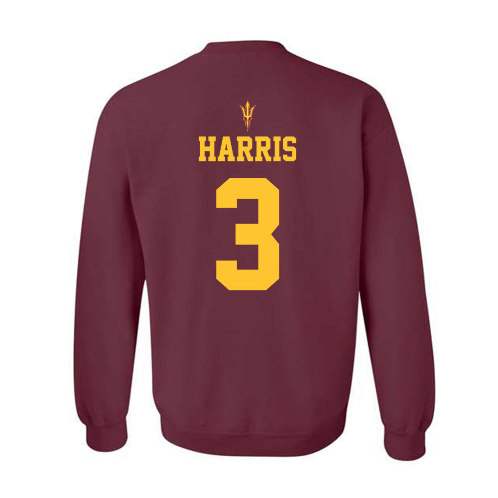Arizona State - NCAA Football : Reed Harris - Activate The Valley Crewneck Sweatshirt-1