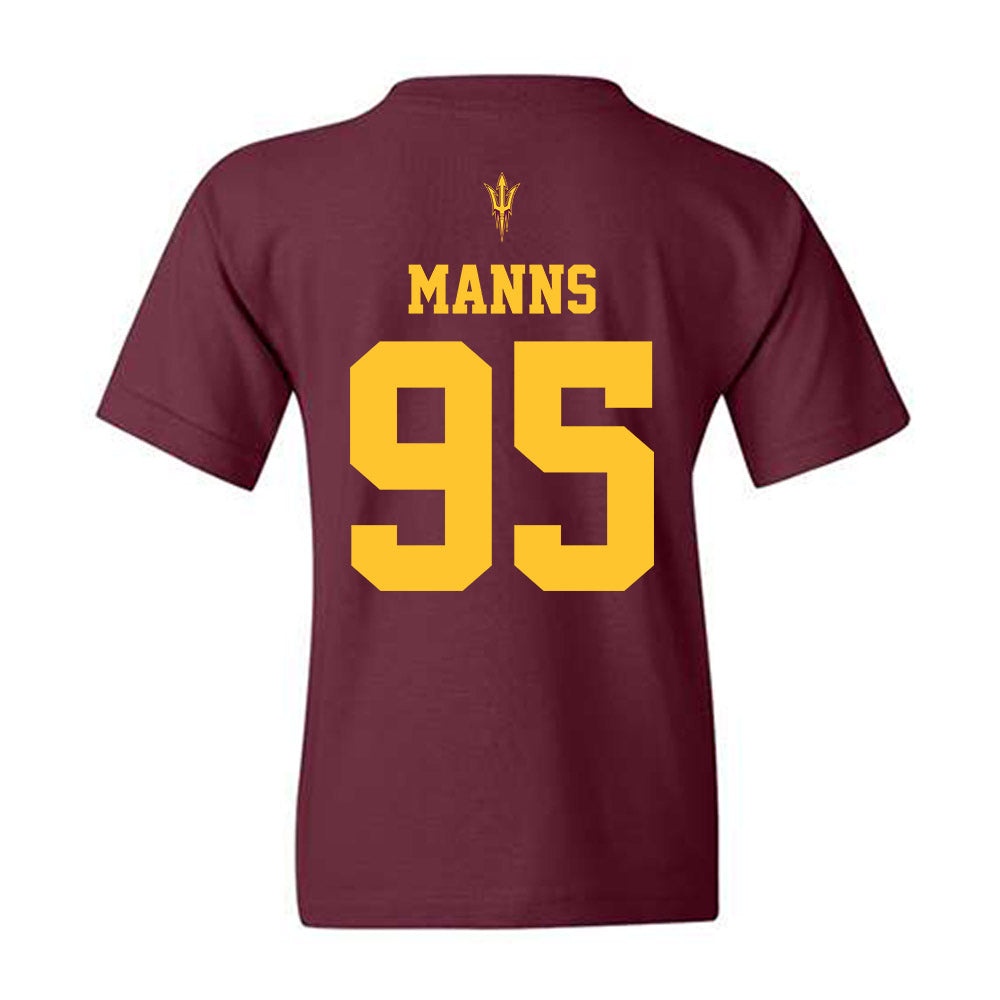 Arizona State - NCAA Football : Jeffrey Manns - Activate The Valley Youth T-Shirt-1