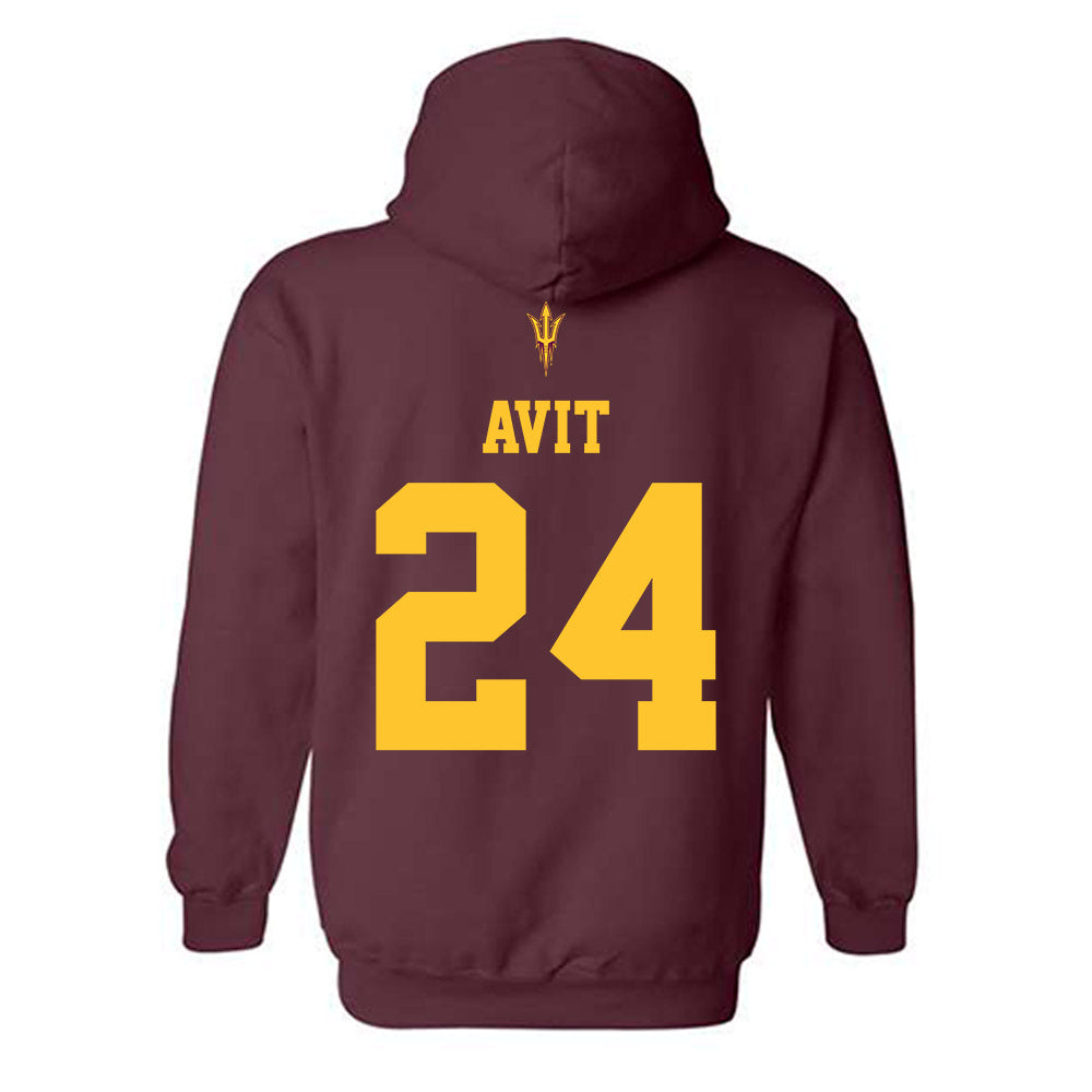 Arizona State - NCAA Football : David Avit - Activate The Valley Hooded Sweatshirt-1