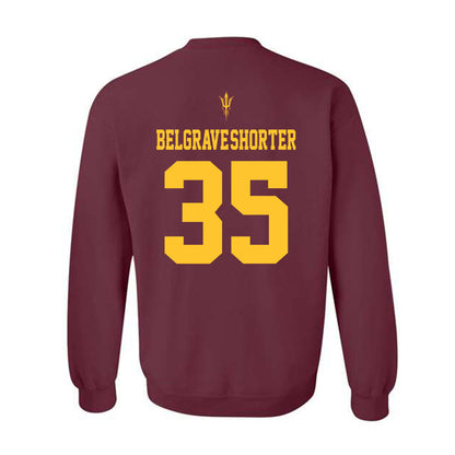 Arizona State - NCAA Football : Antoine Belgrave-Shorter - Activate The Valley Crewneck Sweatshirt-1