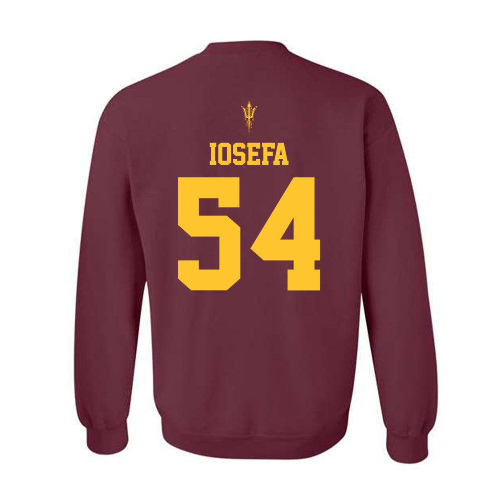 Arizona State - NCAA Football : Isaiah Iosefa - Activate The Valley Crewneck Sweatshirt-1