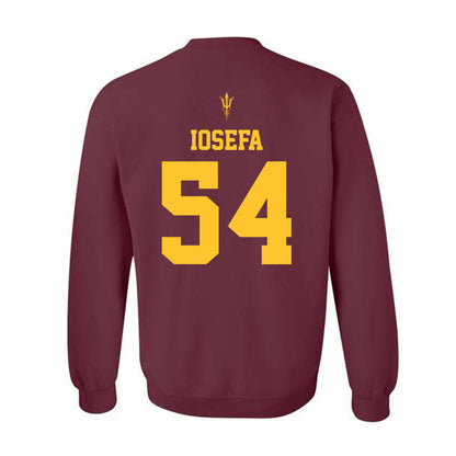 Arizona State - NCAA Football : Isaiah Iosefa - Activate The Valley Crewneck Sweatshirt-1