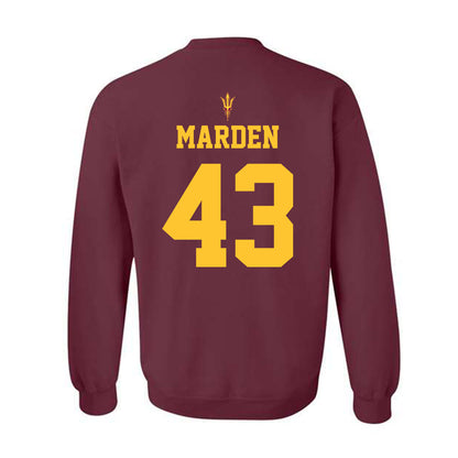 Arizona State - NCAA Football : Mason Marden - Activate The Valley Crewneck Sweatshirt-1