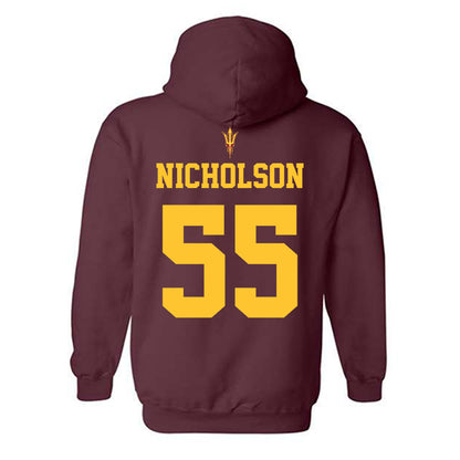 Arizona State - NCAA Football : Niniva Nicholson - Activate The Valley Hooded Sweatshirt-1