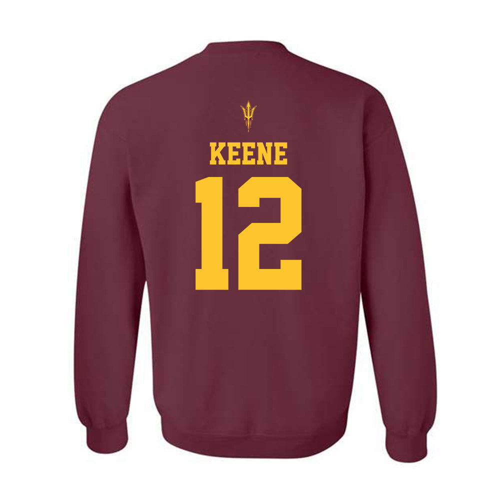 Arizona State - NCAA Football : Mikey Keene - Activate The Valley Crewneck Sweatshirt-1