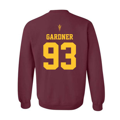 Arizona State - NCAA Football : My'Keil Gardner - Activate The Valley Crewneck Sweatshirt-1