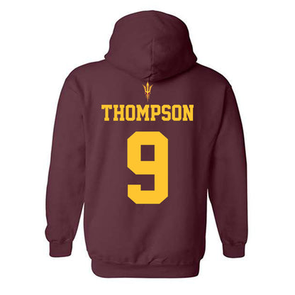 Arizona State - NCAA Football : Jalen Thompson - Activate The Valley Hooded Sweatshirt-1