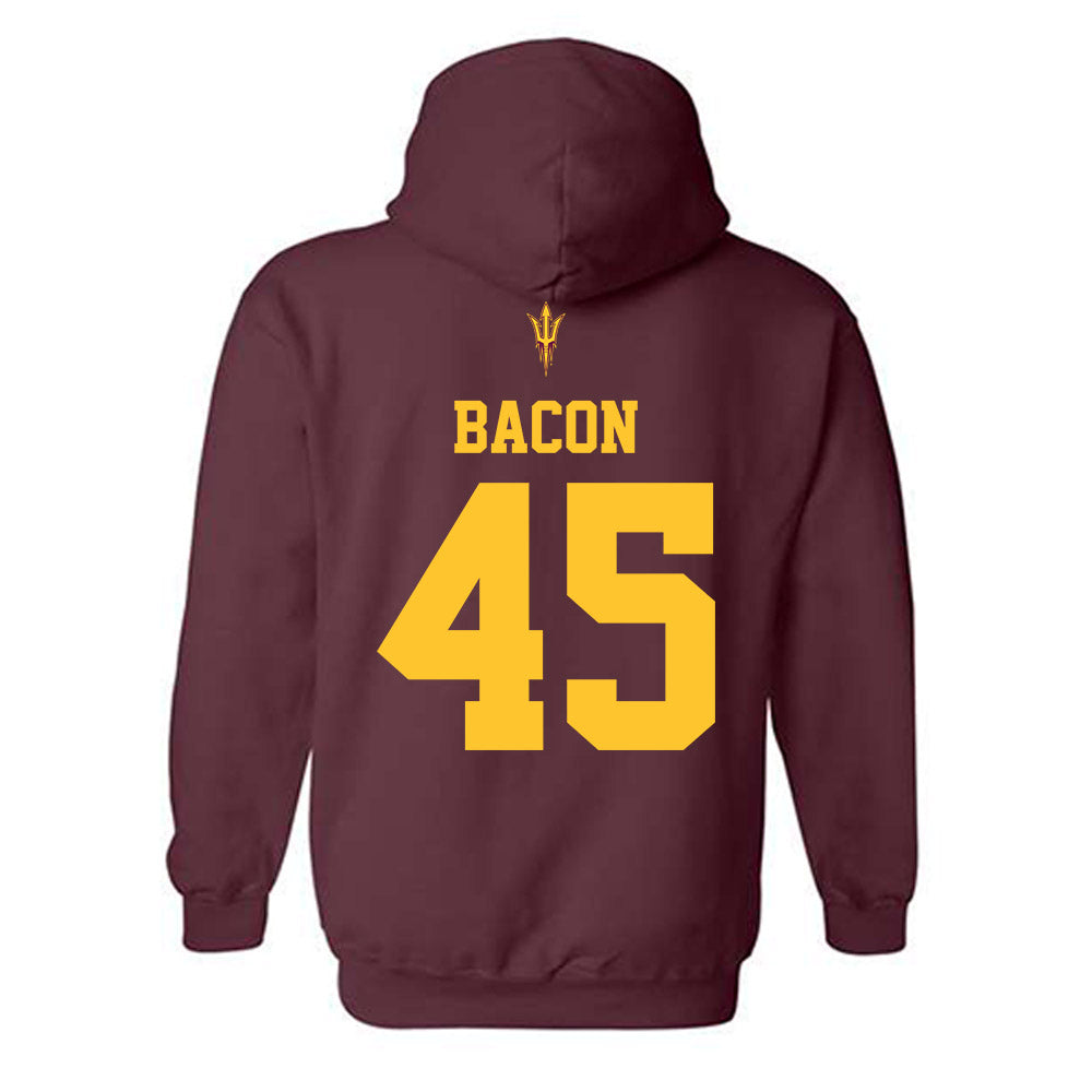 Arizona State - NCAA Football : Tristan Bacon - Activate The Valley Hooded Sweatshirt-1