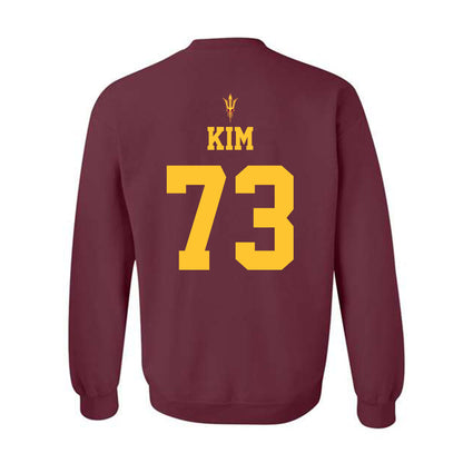 Arizona State - NCAA Football : Terrell Kim - Activate The Valley Crewneck Sweatshirt-1