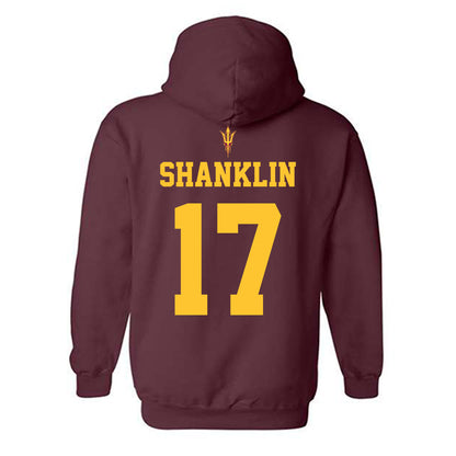 Arizona State - NCAA Football : Joshua Shanklin - Activate The Valley Hooded Sweatshirt-1
