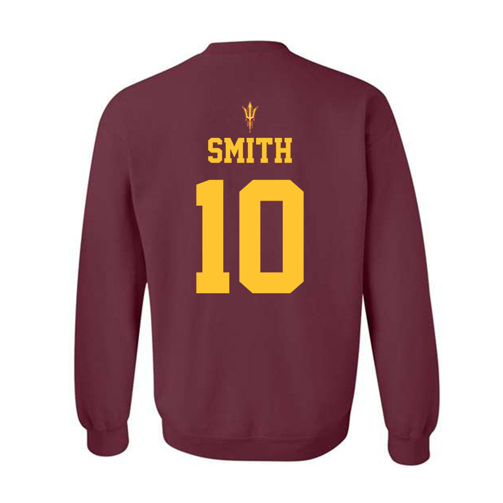 Arizona State - NCAA Football : Clayton Smith - Activate The Valley Crewneck Sweatshirt-1