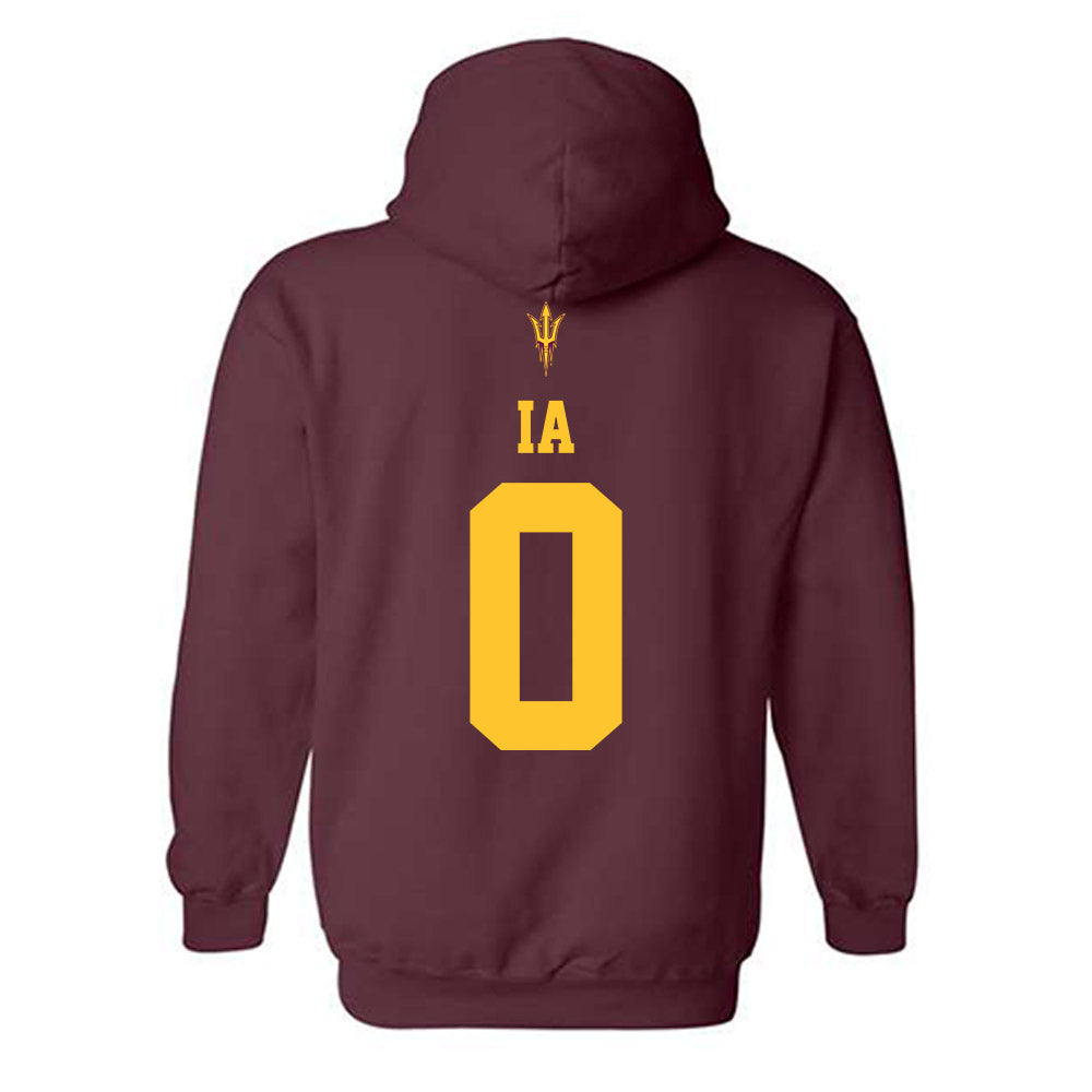 Arizona State - NCAA Football : AJ Ia - Activate The Valley Hooded Sweatshirt-1
