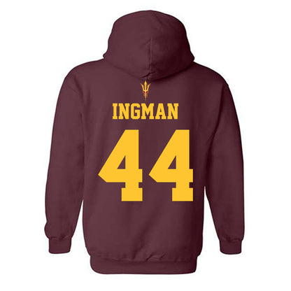 Arizona State - NCAA Football : Kristian Ingman - Activate The Valley Hooded Sweatshirt-1