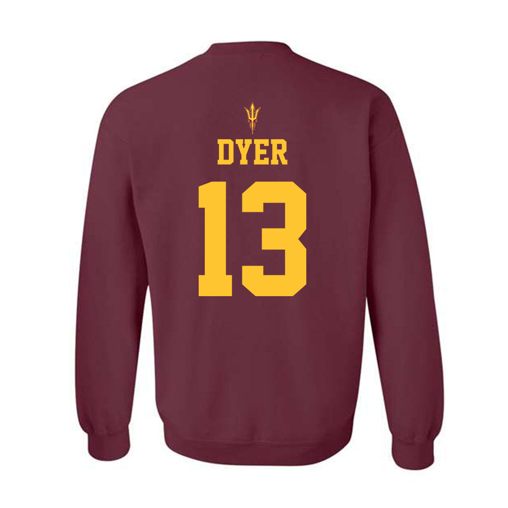 Arizona State - NCAA Football : Cameron Dyer - Activate The Valley Crewneck Sweatshirt-1