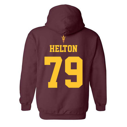 Arizona State - NCAA Football : Brent Helton - Activate The Valley Hooded Sweatshirt-1