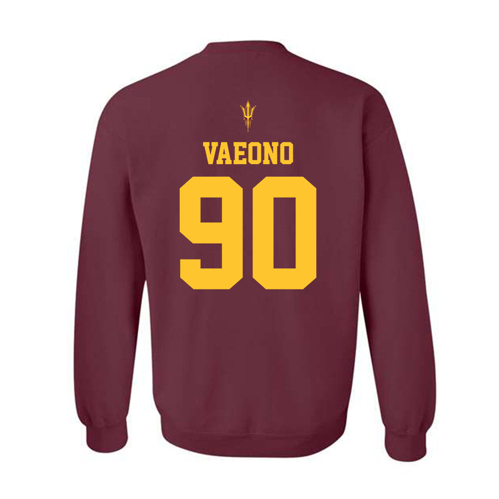 Arizona State - NCAA Football : Hyrum Vaeono - Activate The Valley Crewneck Sweatshirt-1
