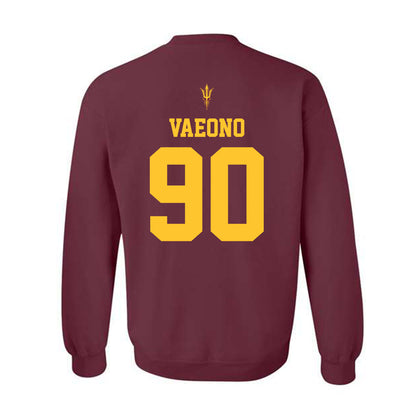Arizona State - NCAA Football : Hyrum Vaeono - Activate The Valley Crewneck Sweatshirt-1