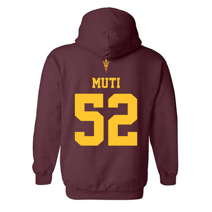 Arizona State - NCAA Football : Ui Muti - Activate The Valley Hooded Sweatshirt-1