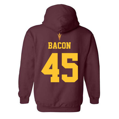 Arizona State - NCAA Football : Tristan Bacon - Activate The Valley Hooded Sweatshirt-1