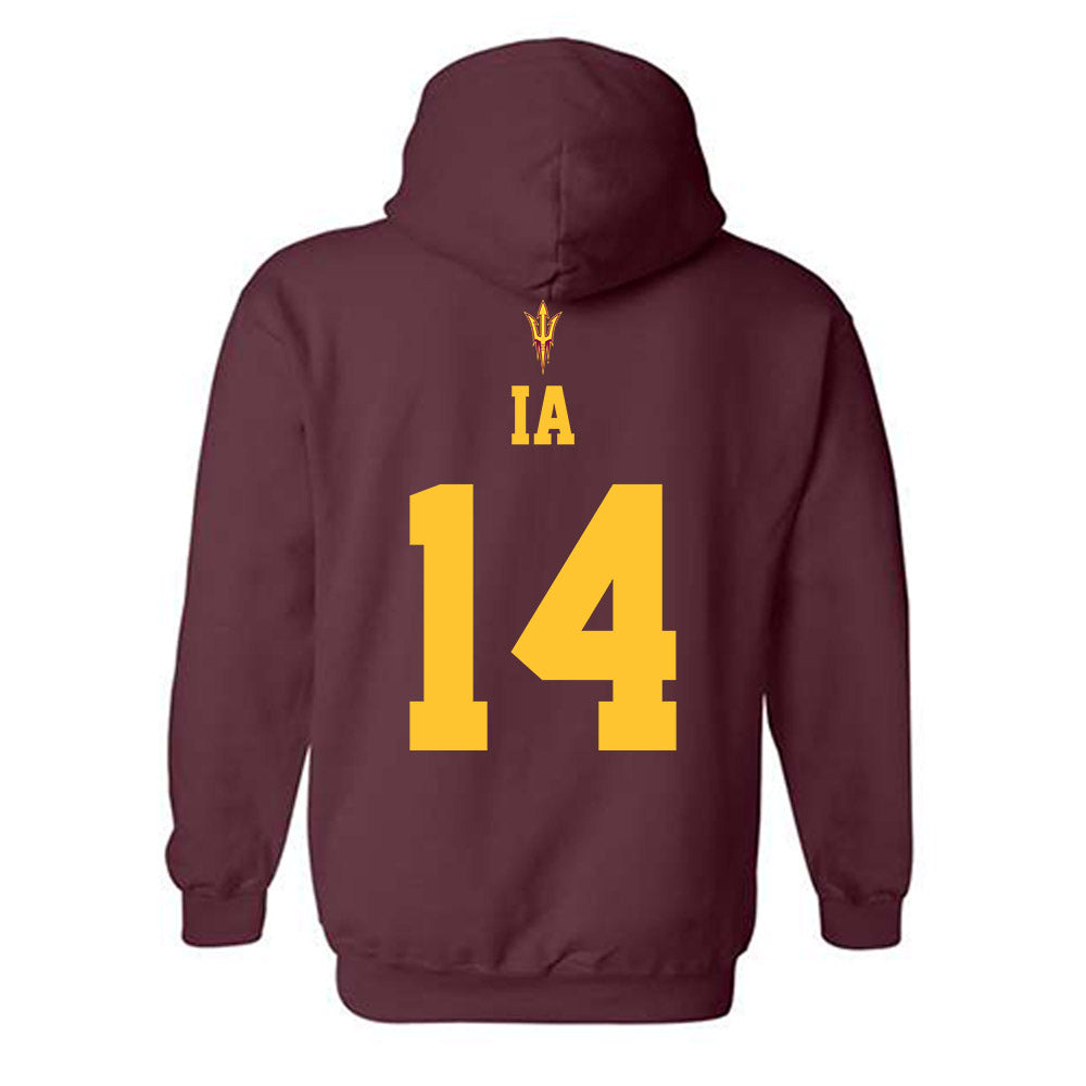 Arizona State - NCAA Football : AJ Ia - Activate The Valley Hooded Sweatshirt-1