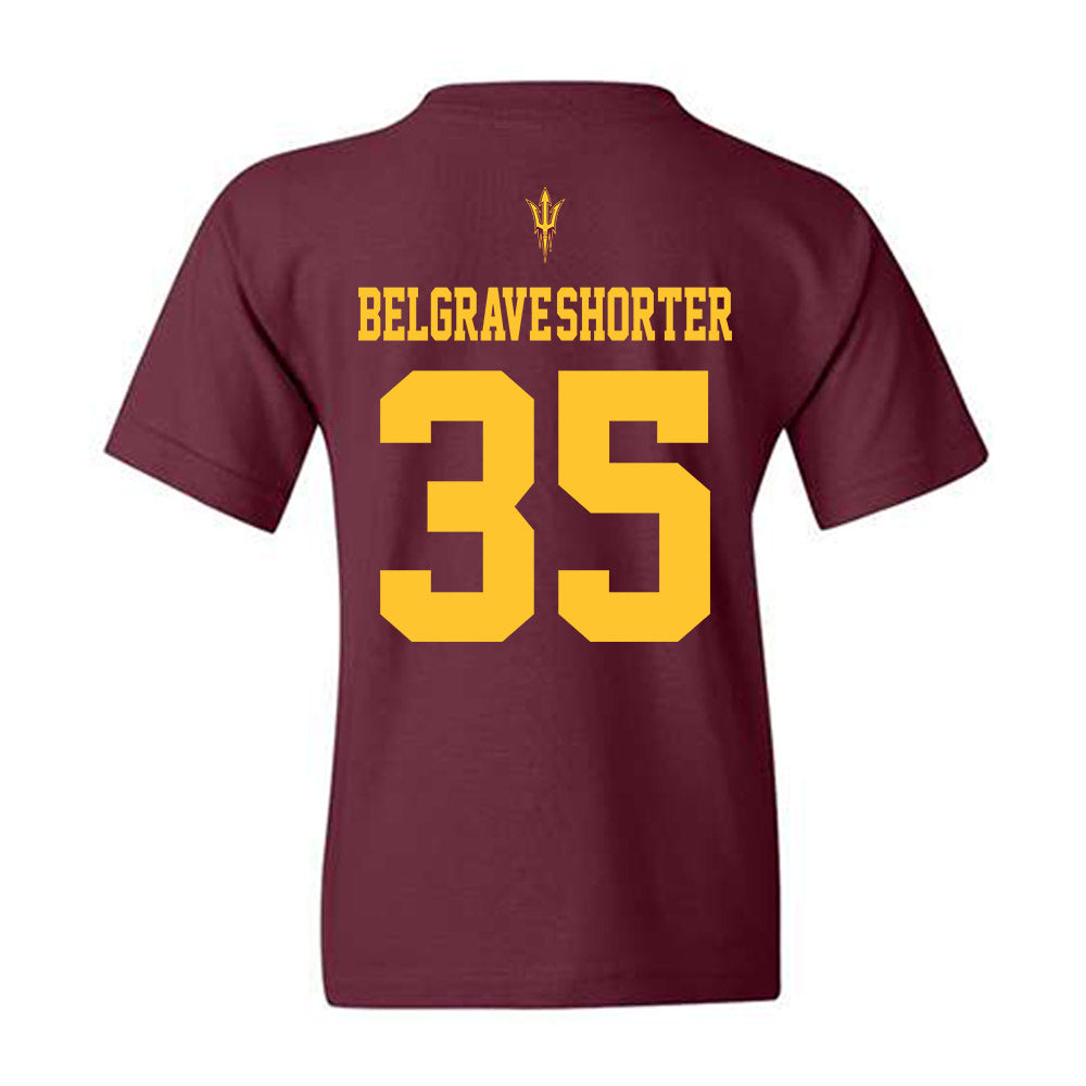 Arizona State - NCAA Football : Antoine Belgrave-Shorter - Activate The Valley Youth T-Shirt-1