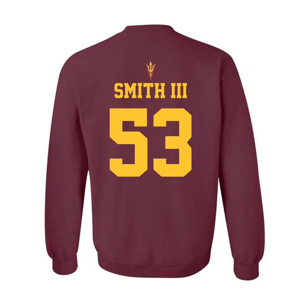 Arizona State - NCAA Football : Albert Smith III - Activate The Valley Crewneck Sweatshirt-1