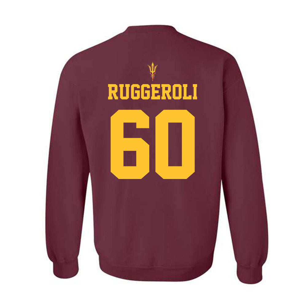 Arizona State - NCAA Football : Xander Ruggeroli - Activate The Valley Crewneck Sweatshirt-1