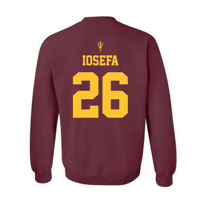 Arizona State - NCAA Football : Isaiah Iosefa - Activate The Valley Crewneck Sweatshirt-1