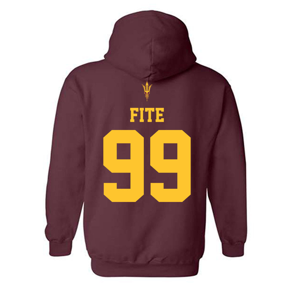 Arizona State - NCAA Football : CJ Fite - Activate The Valley Hooded Sweatshirt-1