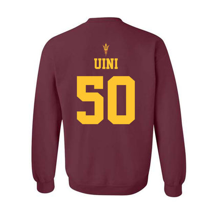 Arizona State - NCAA Football : Marques Uini - Activate The Valley Crewneck Sweatshirt-1