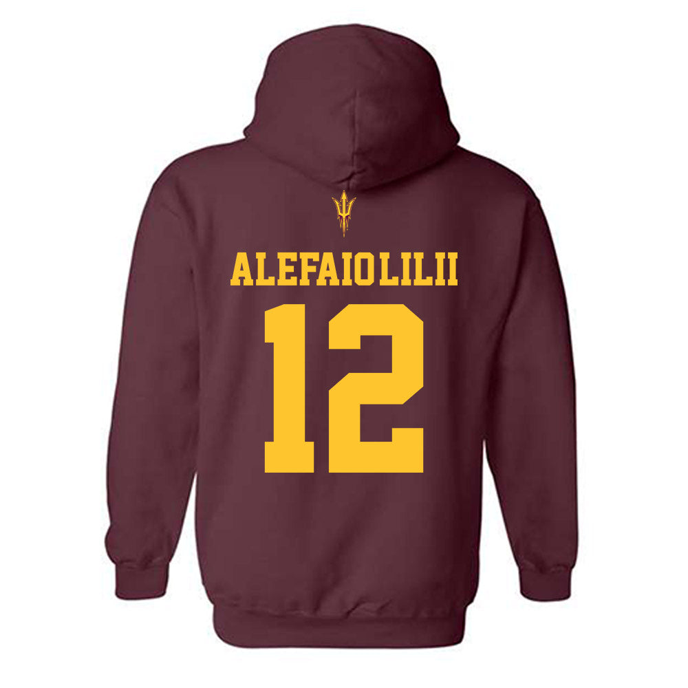 Arizona State - NCAA Football : Benjamin Alefaio-Lilii - Activate The Valley Hooded Sweatshirt-1