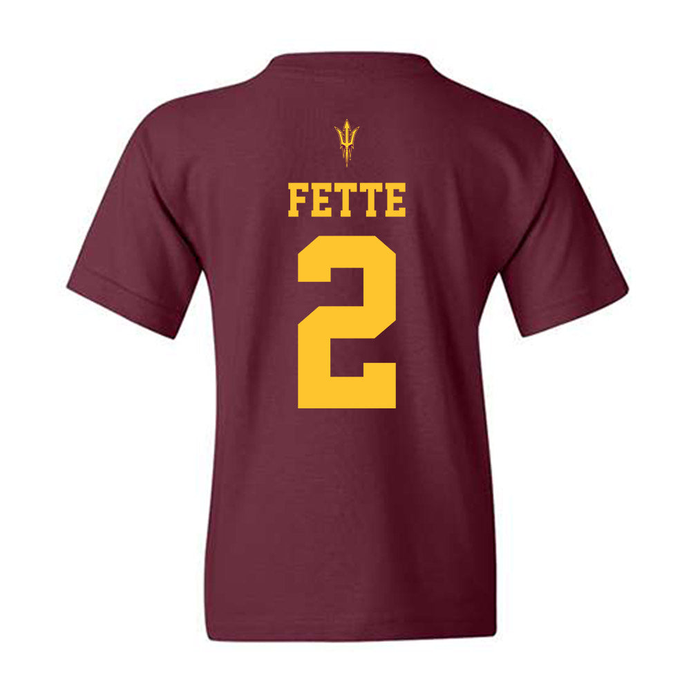 Arizona State - NCAA Football : Jake Fette - Activate The Valley Youth T-Shirt-1