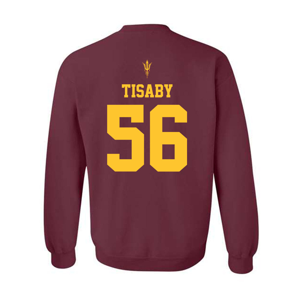 Arizona State - NCAA Football : Cortavious Tisaby - Activate The Valley Crewneck Sweatshirt-1