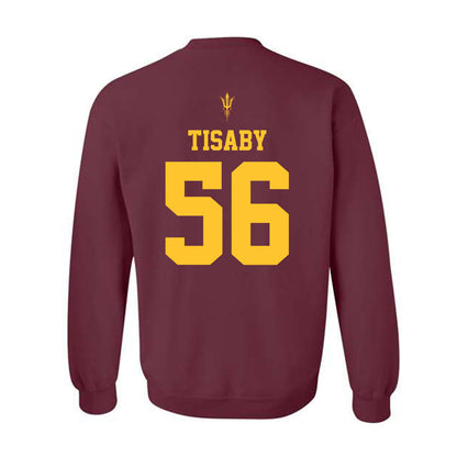 Arizona State - NCAA Football : Cortavious Tisaby - Activate The Valley Crewneck Sweatshirt-1