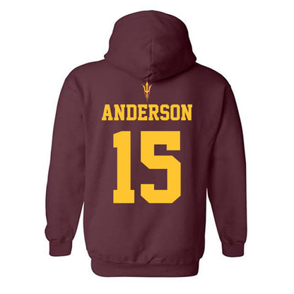 Arizona State - NCAA Football : Khamari Anderson - Activate The Valley Hooded Sweatshirt-1