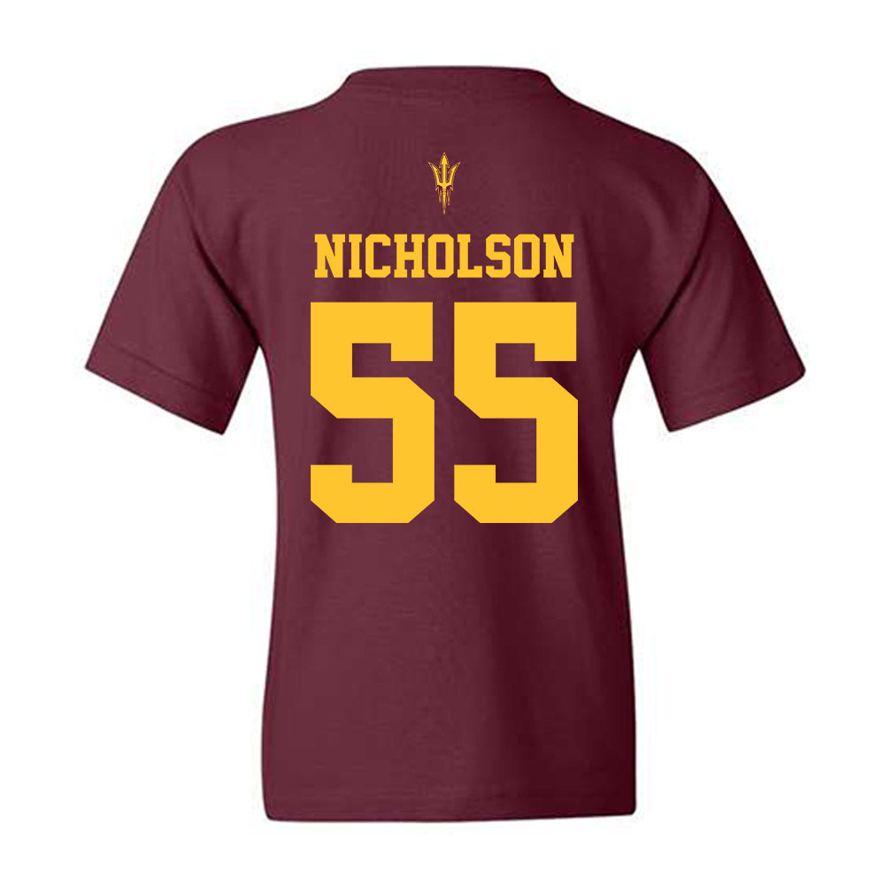 Arizona State - NCAA Football : Niniva Nicholson - Activate The Valley Youth T-Shirt-1