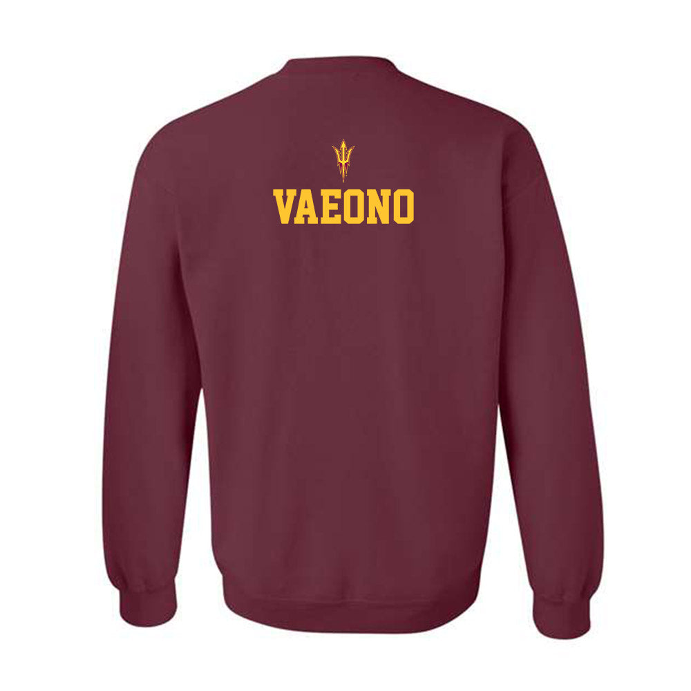 Arizona State - NCAA Football : Hyrum Vaeono - Activate The Valley Crewneck Sweatshirt-1