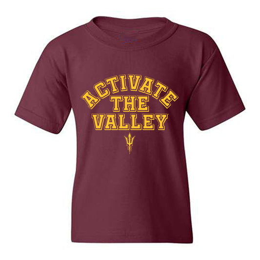 Arizona State - NCAA Football : James Giggey - Activate The Valley Youth T-Shirt-0